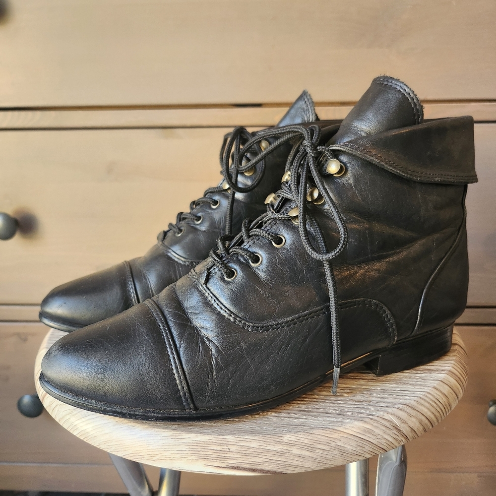 Maine Woods Leather Ankle Boot VINTAGE EXCELLENT Condition Size 7